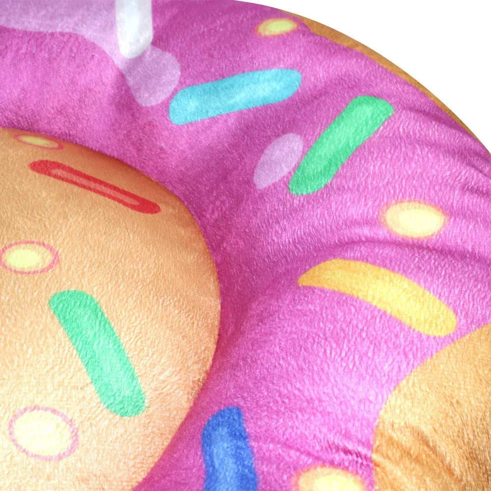 Cama Redonda Donuts para Cães e Gatos - Muito Conforto e Muito Estilo para o seu Pet!