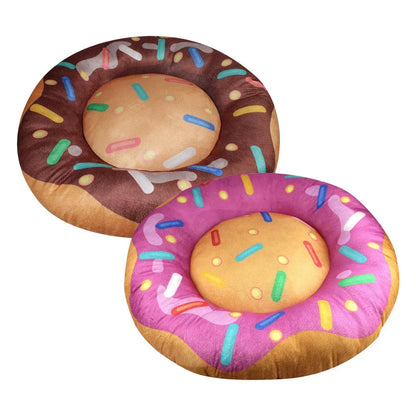 Cama Redonda Donuts para Cães e Gatos - Muito Conforto e Muito Estilo para o seu Pet!