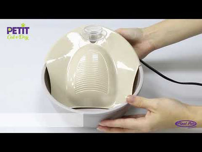 Bebedouro Fonte Para Gatos e Cães Petit Gold Vermelha - Água Fresca em Movimento