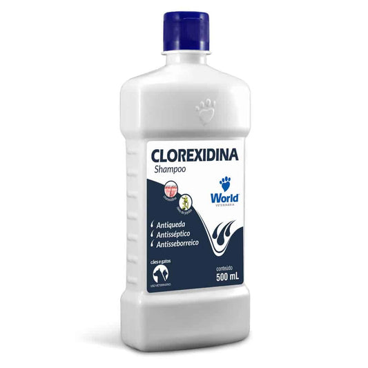 Shampoo  Antisséptico Dugs Clorexidina - Cuidado Profundo e Proteção para a Pele do Seu Pet!